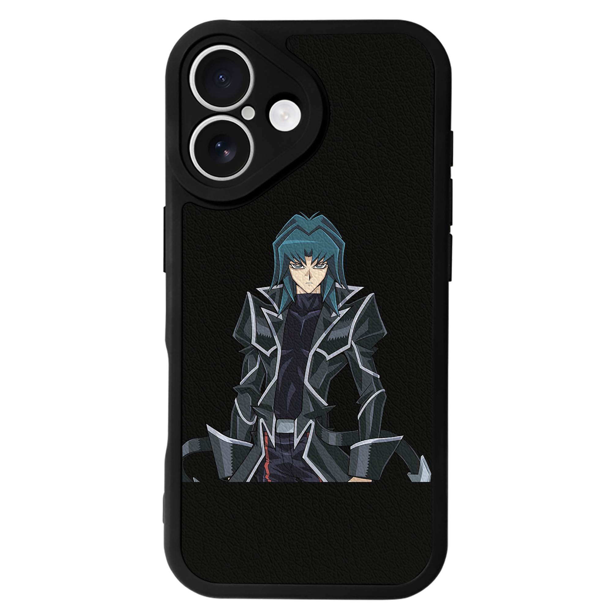 （画像用） 遊☆戯☆王 Yu-Gi-Oh! 【iPhone 16シリーズ対応】シリコンスマホケース（レザー調） 材質：シリコン
